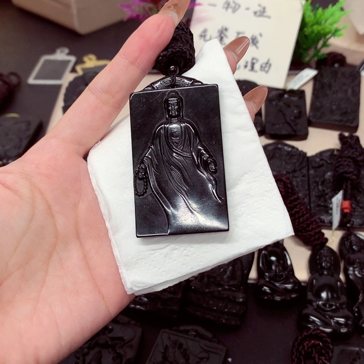 天然a货钢琴黑挂件
