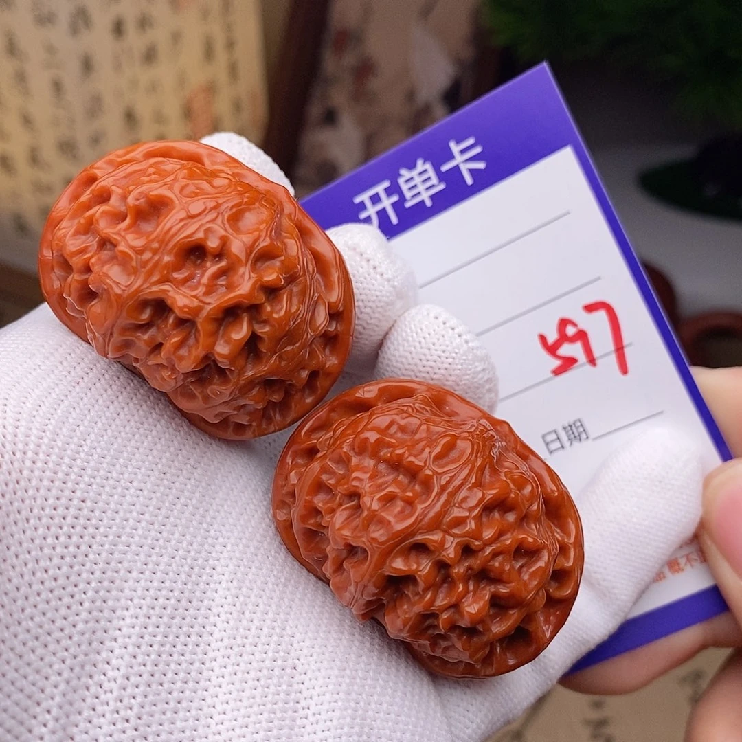 文玩核桃把件43宫灯597