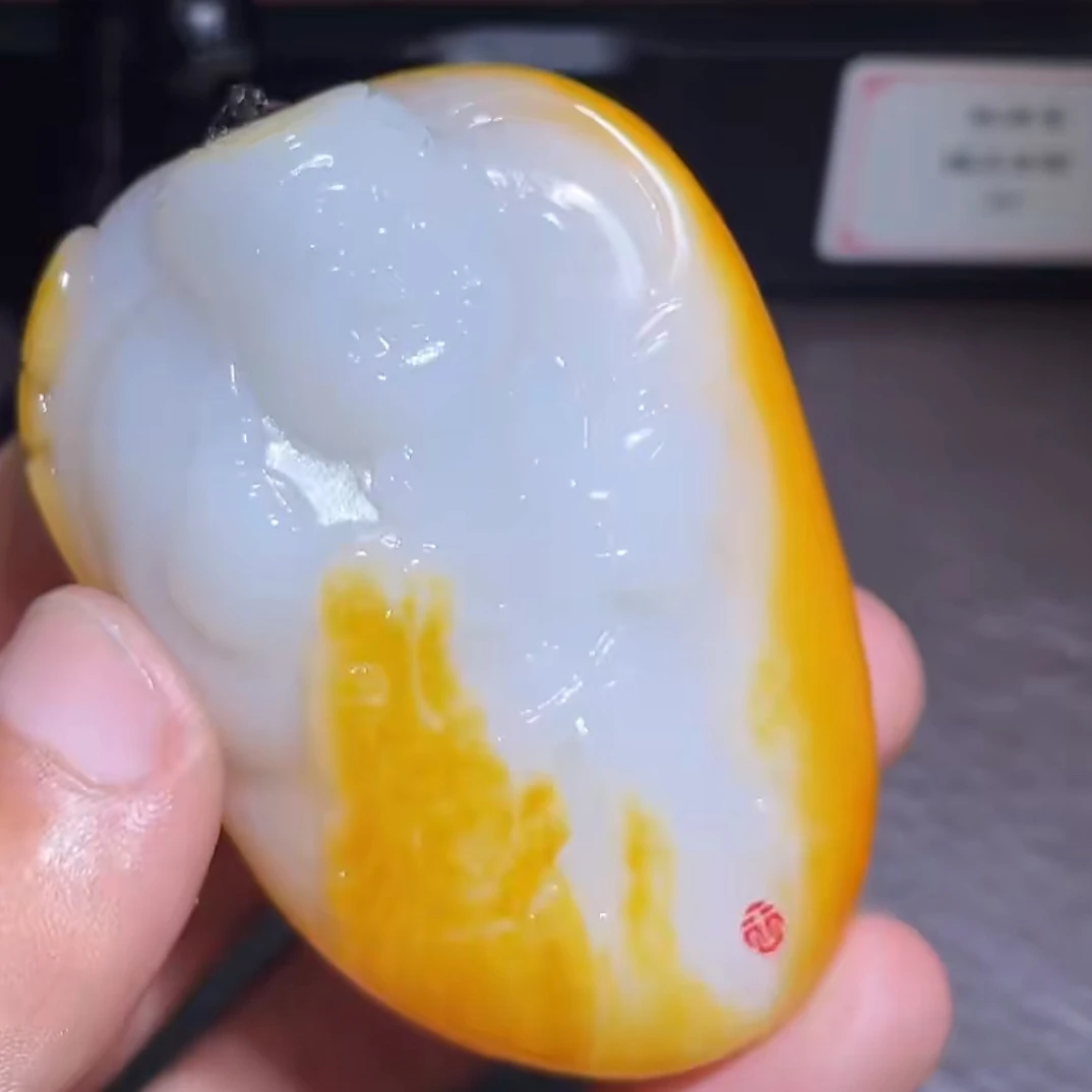 手把件货玉石把玩件文玩摆件D2