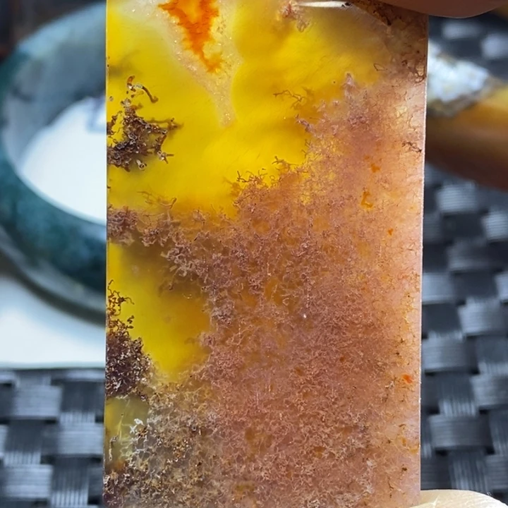 玛瑙/玉髓颈饰足银镀金镶嵌用**迹