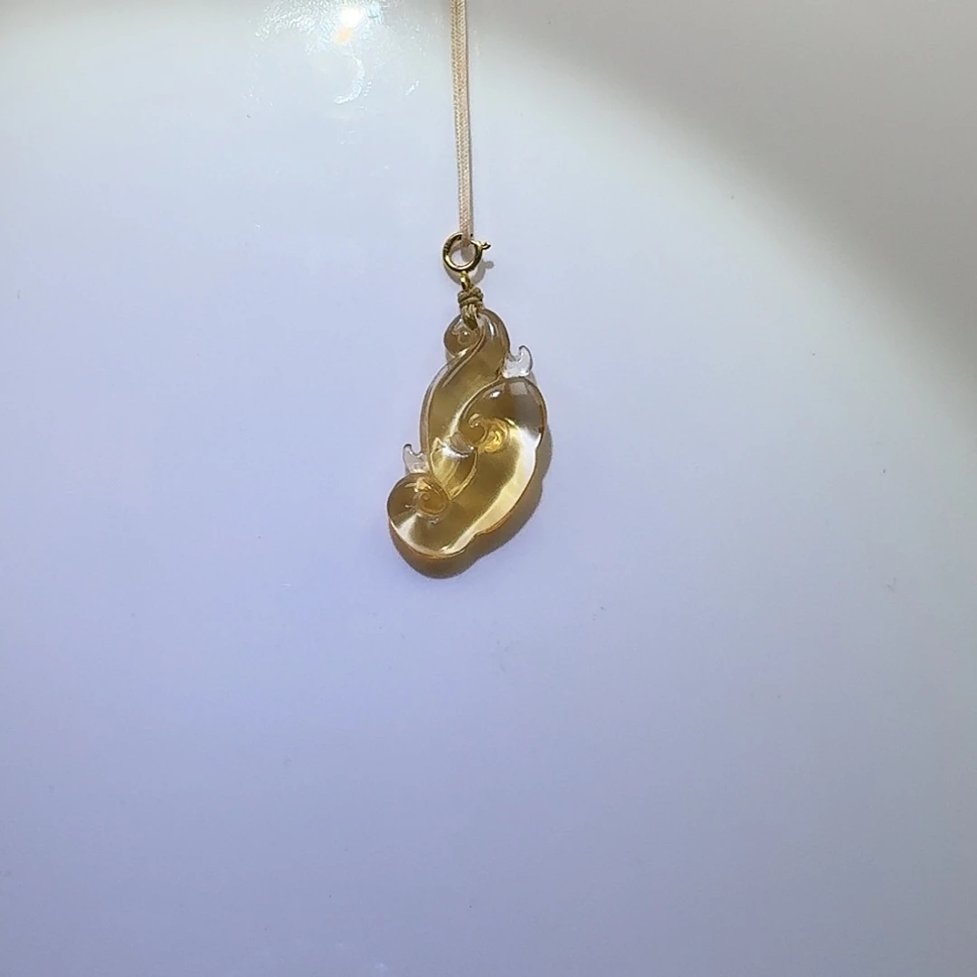 水晶颈饰未镶嵌黄水晶