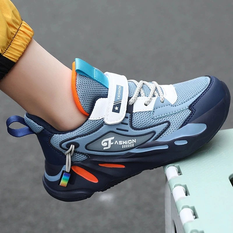 阿童木男童鞋子轻便软底秋季2025加绒棉鞋儿童运动鞋中大童跑步鞋