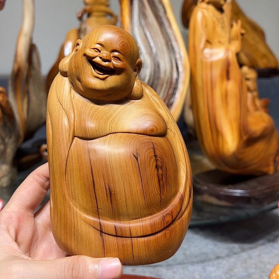 柏木崖柏木手把件摆件