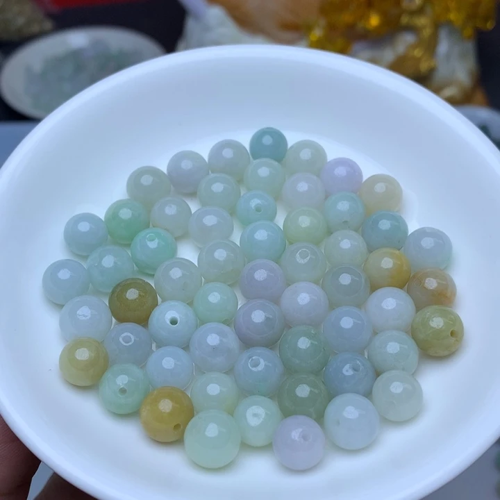 【闪购商品】翡翠手链未镶嵌卡8.8淡三彩30个