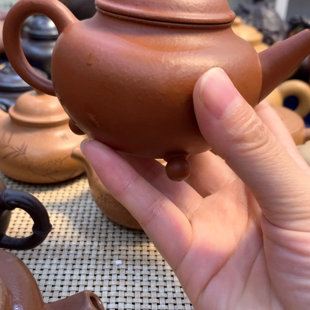 .***油紫砂茶壶宜兴原矿dhjfgn