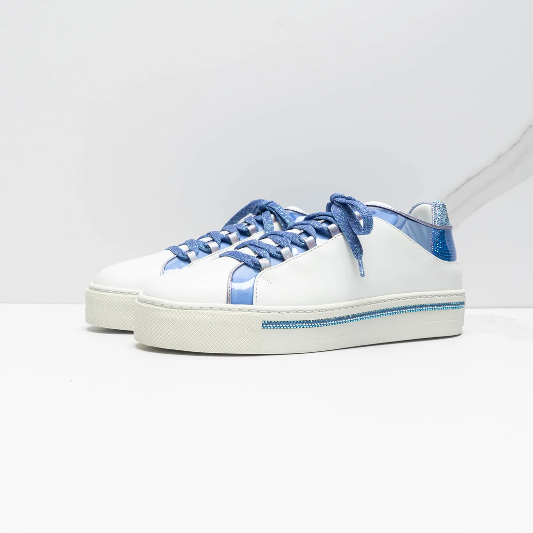 全新未使用/Rene Caovilla女士水钻休闲鞋/RCGS00016