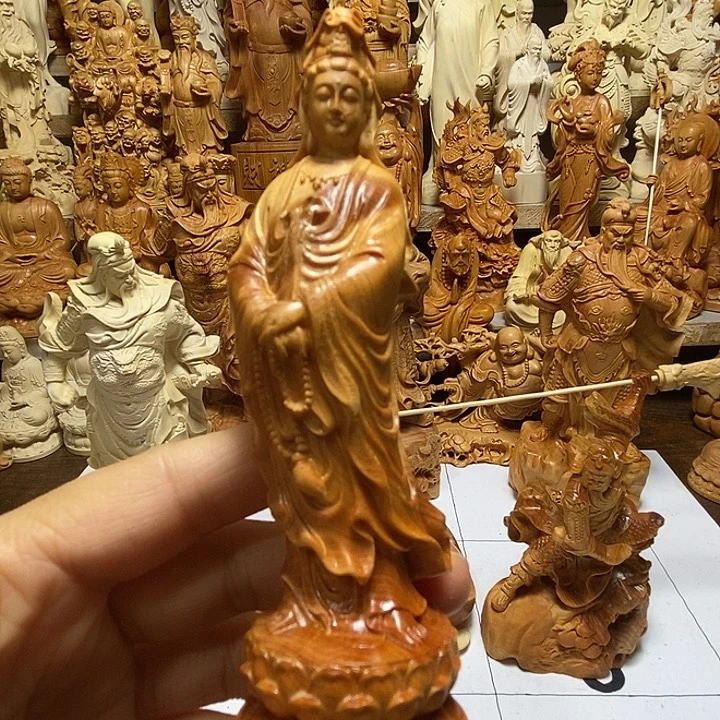 柏木（崖柏）观音 色差