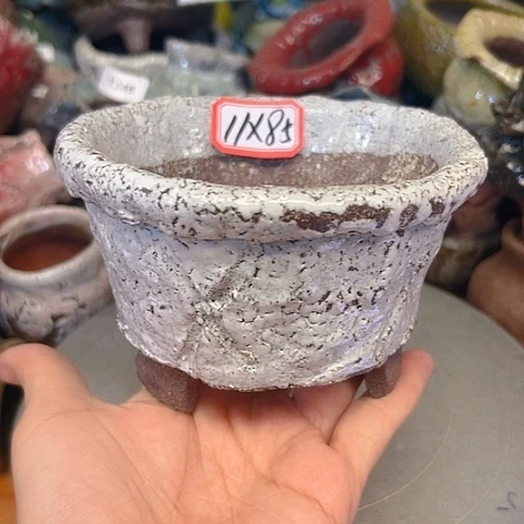 粗陶花盆手工花盆制作