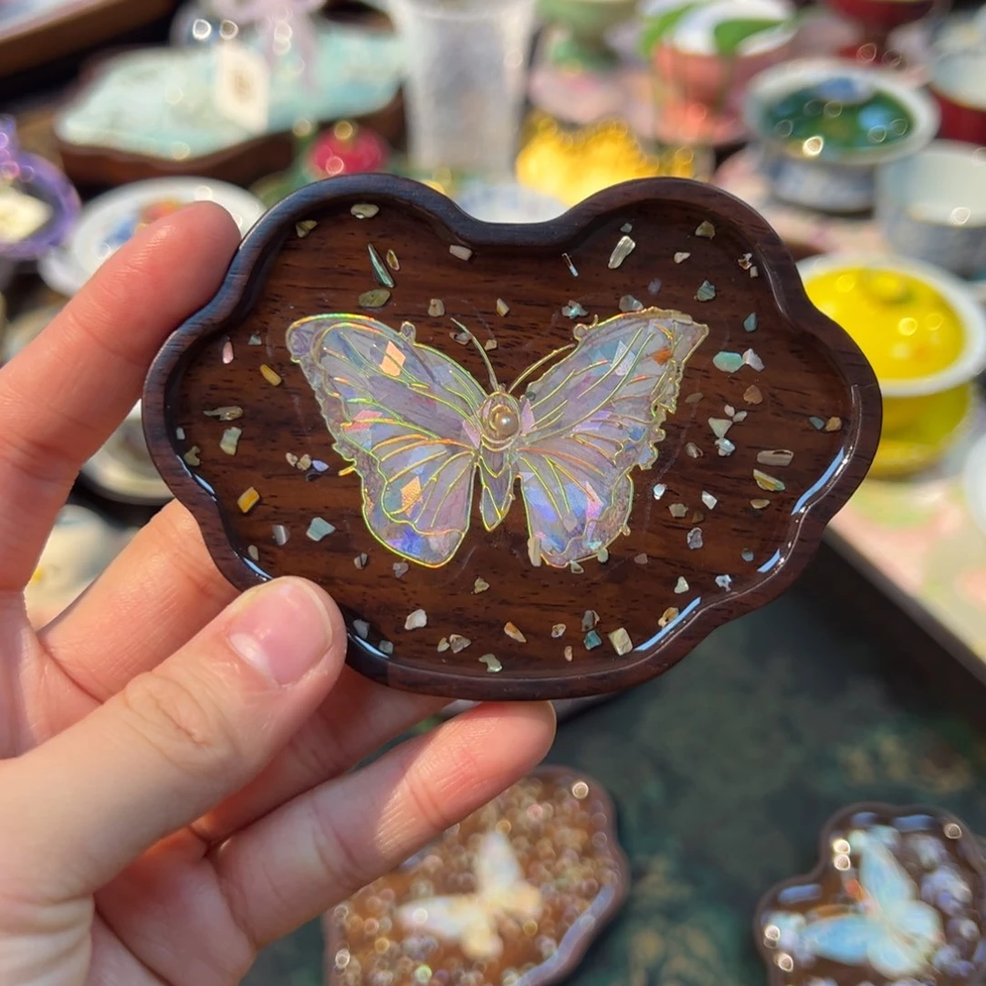 摆件特价蝴蝶杯垫