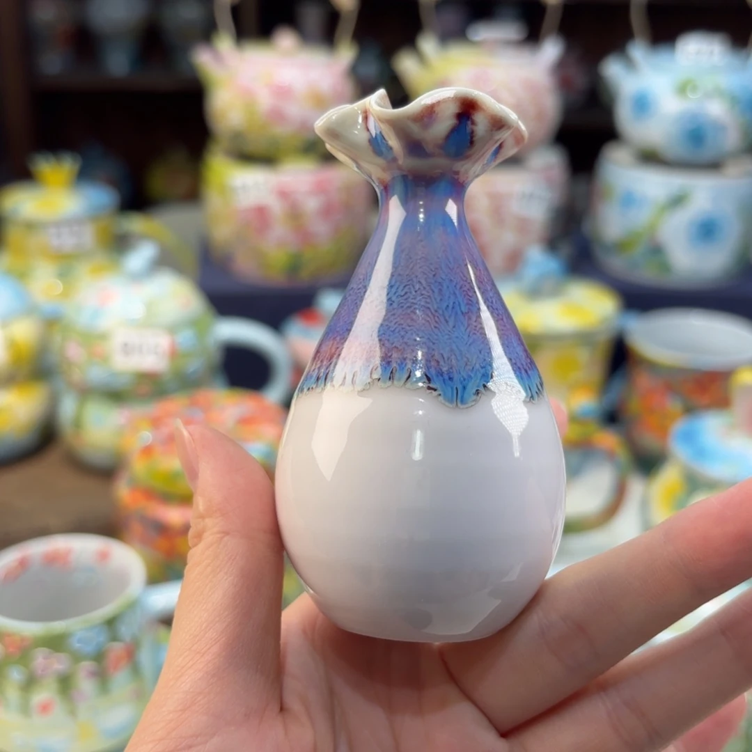 景德镇手绘高温釉下彩陶瓷茶具