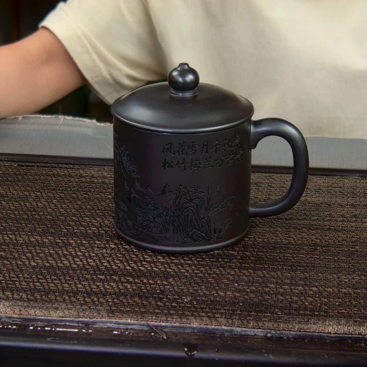 茶杯紫砂高货放漏