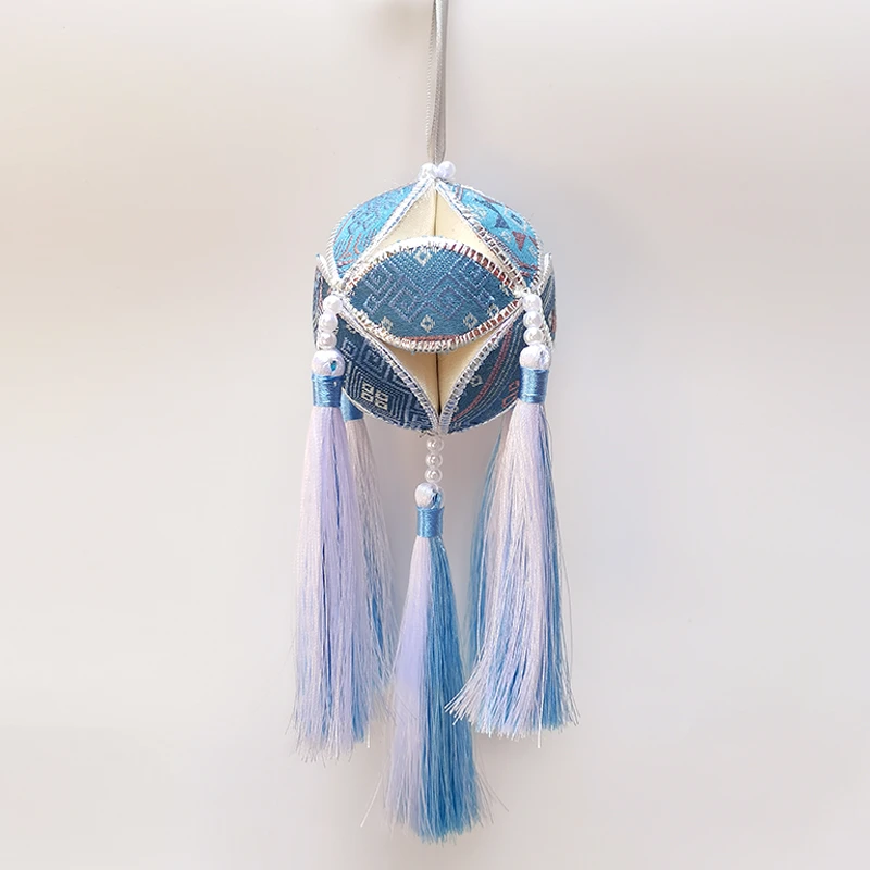 广西靖西旧州纯手工制作精品壮锦绣球结婚伴手礼成品绣球壮族刺绣