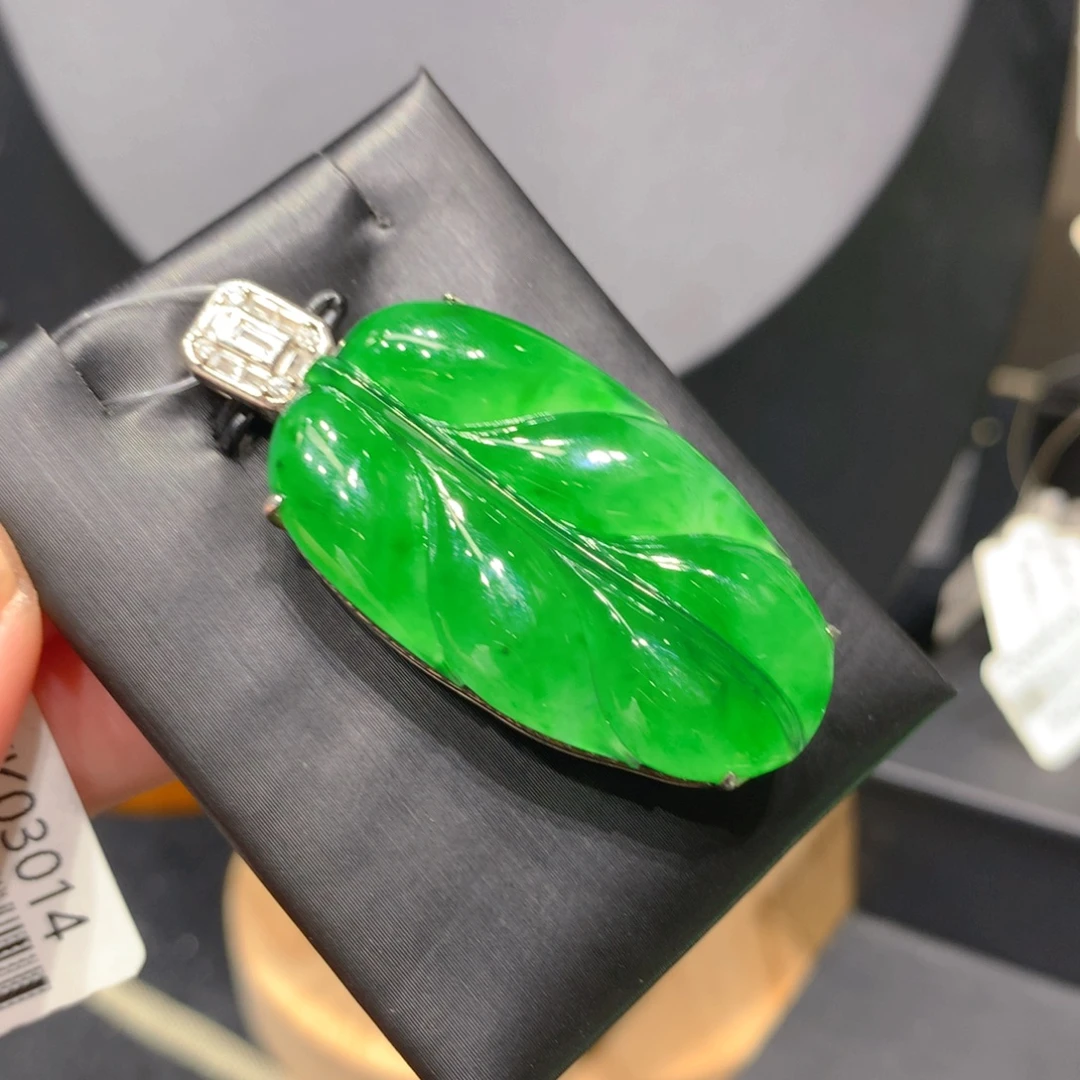 翡翠银S925镶嵌颈饰