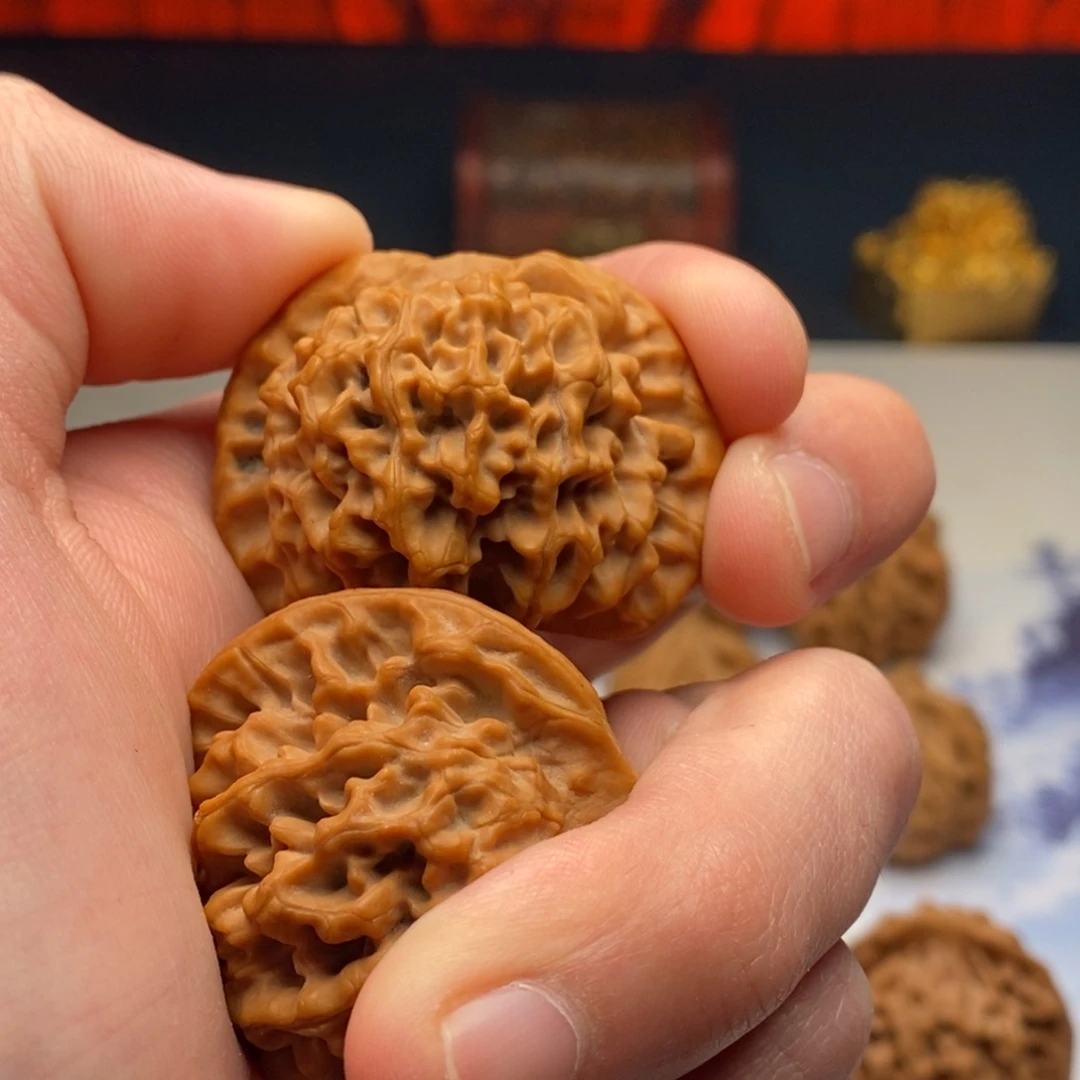 雪****文玩核桃把件秦闷