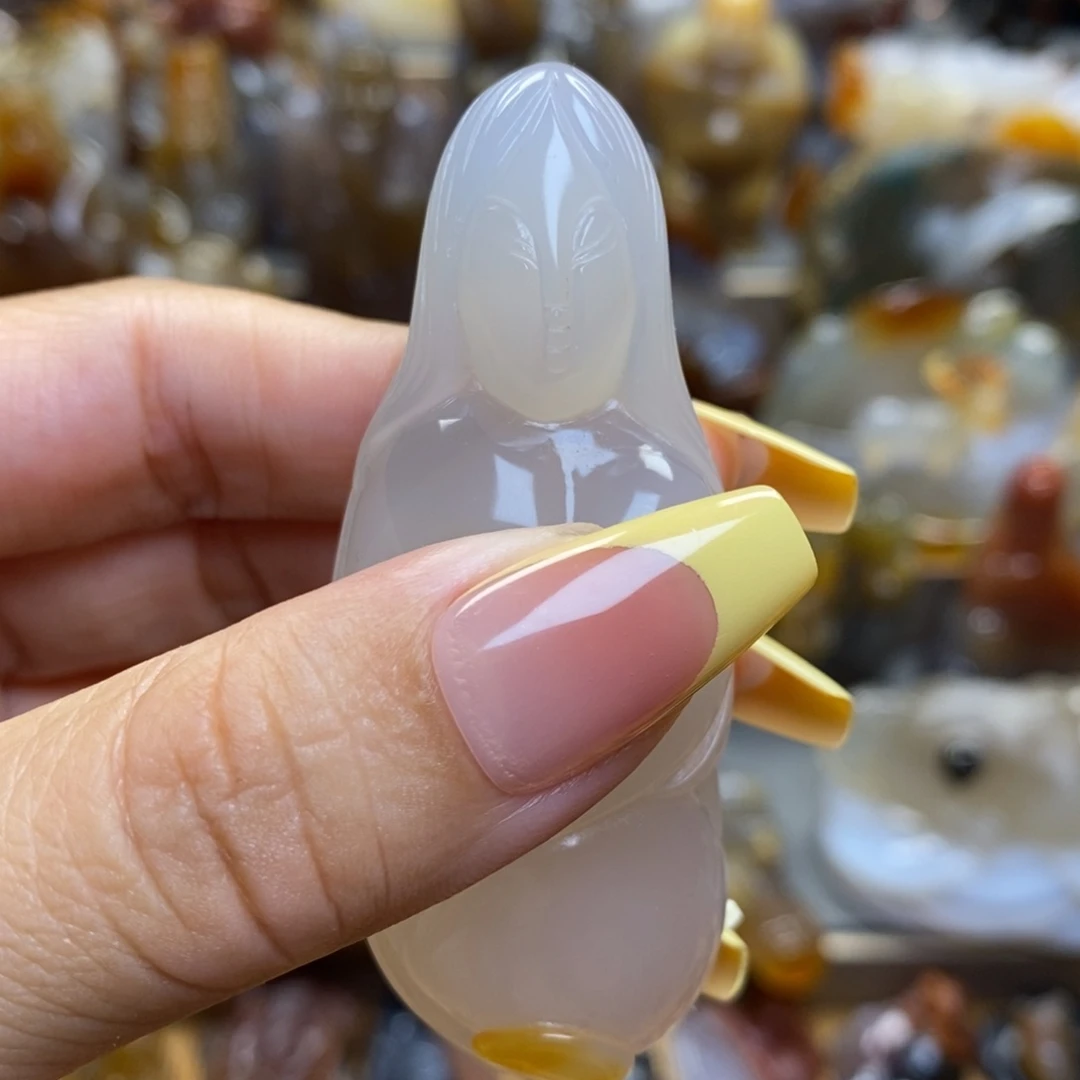 玛瑙/玉髓把件未镶嵌