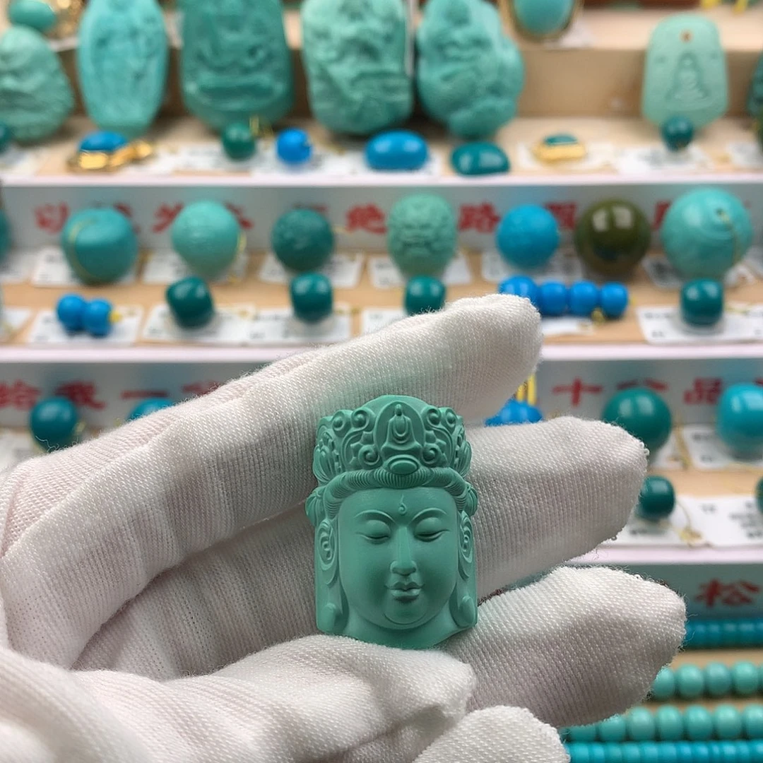 绿松石未镶嵌配饰