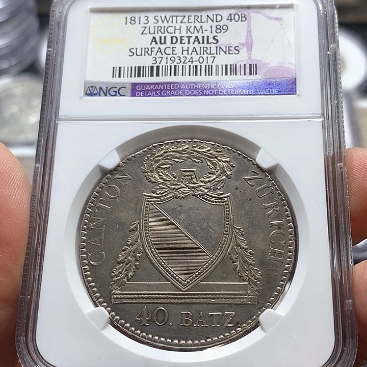 银Ag900瑞士40把增银币银币