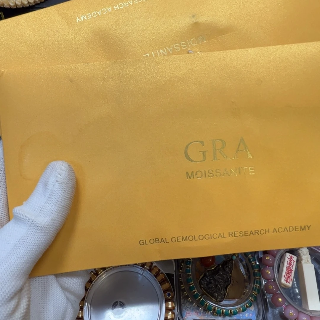 手串/手链菩提一对莫桑带证书