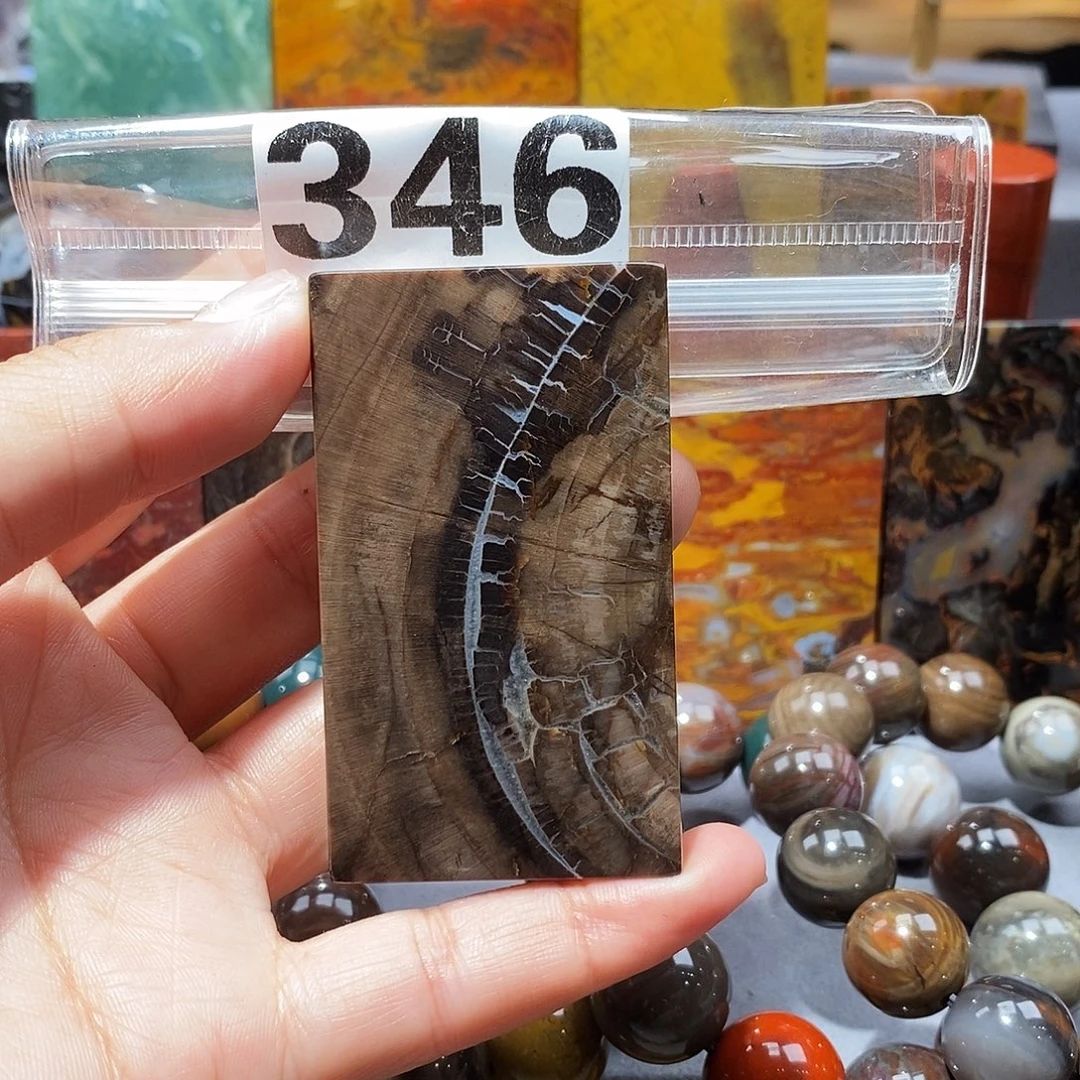 硅化玉未镶嵌天然北票硅化玉吊坠
