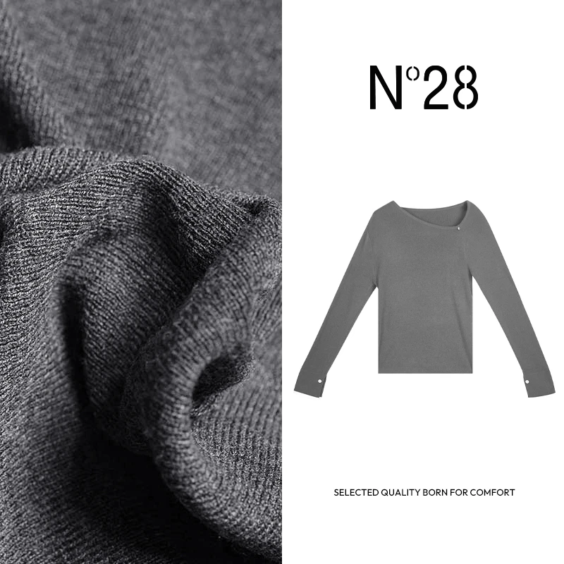N°28毛针织衫女针织长袖2025春季新款设计师针织衫89512KM052