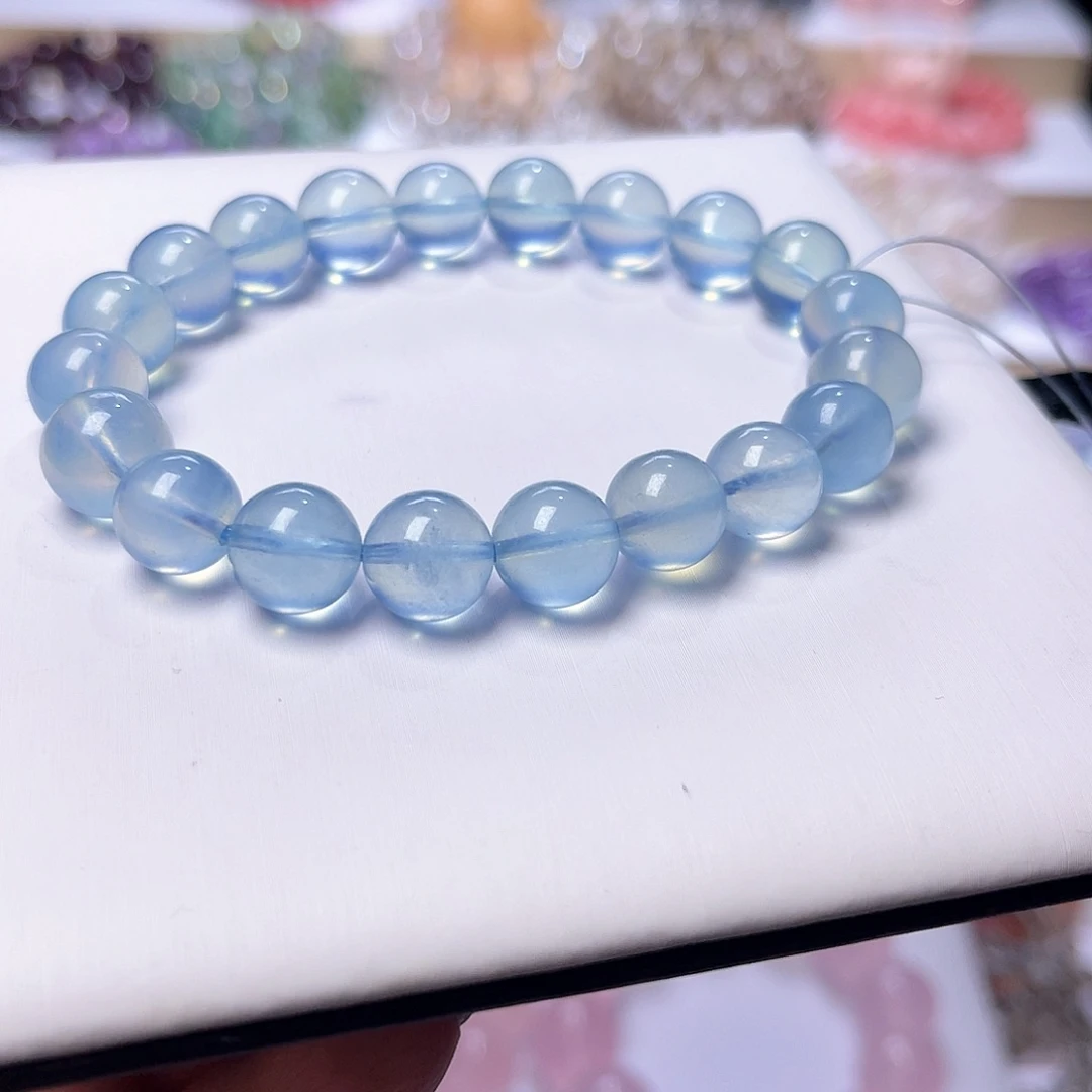 水晶手串未镶嵌7**.天然水晶10mm