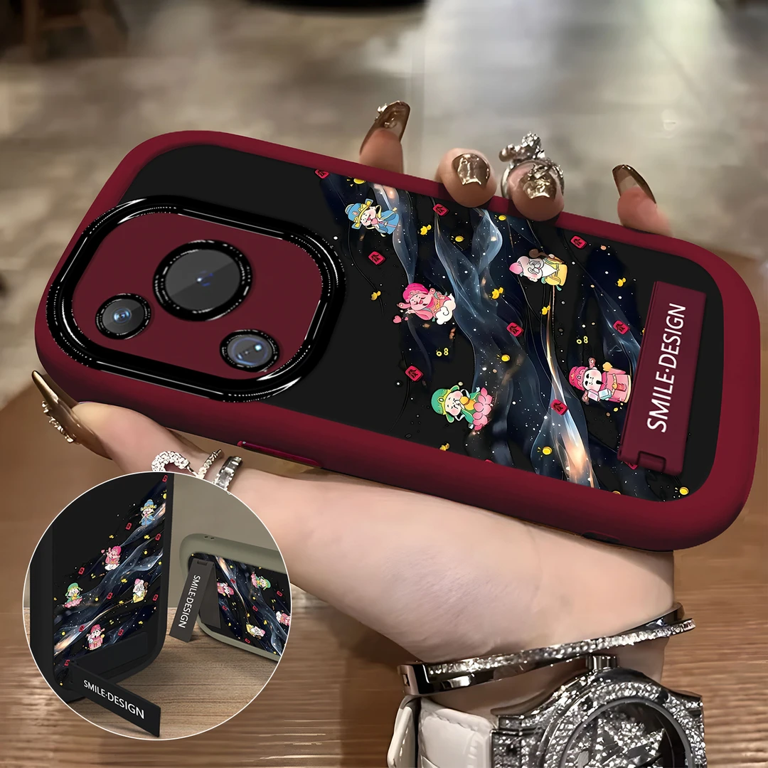 适用于【华为】Pura70Pro新款时尚高级感财神到我家防摔手机壳