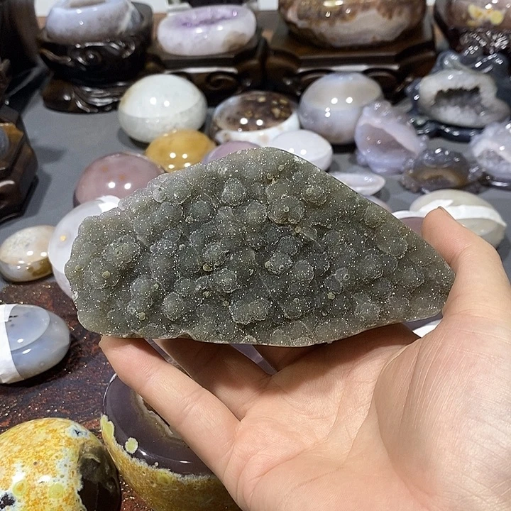 水晶摆件未镶嵌绿软