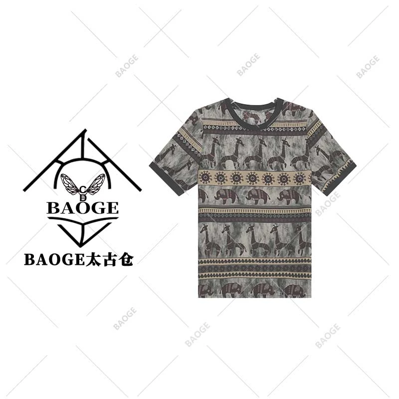 【BAOGE太古仓】A79267新款洋气百搭休闲短袖