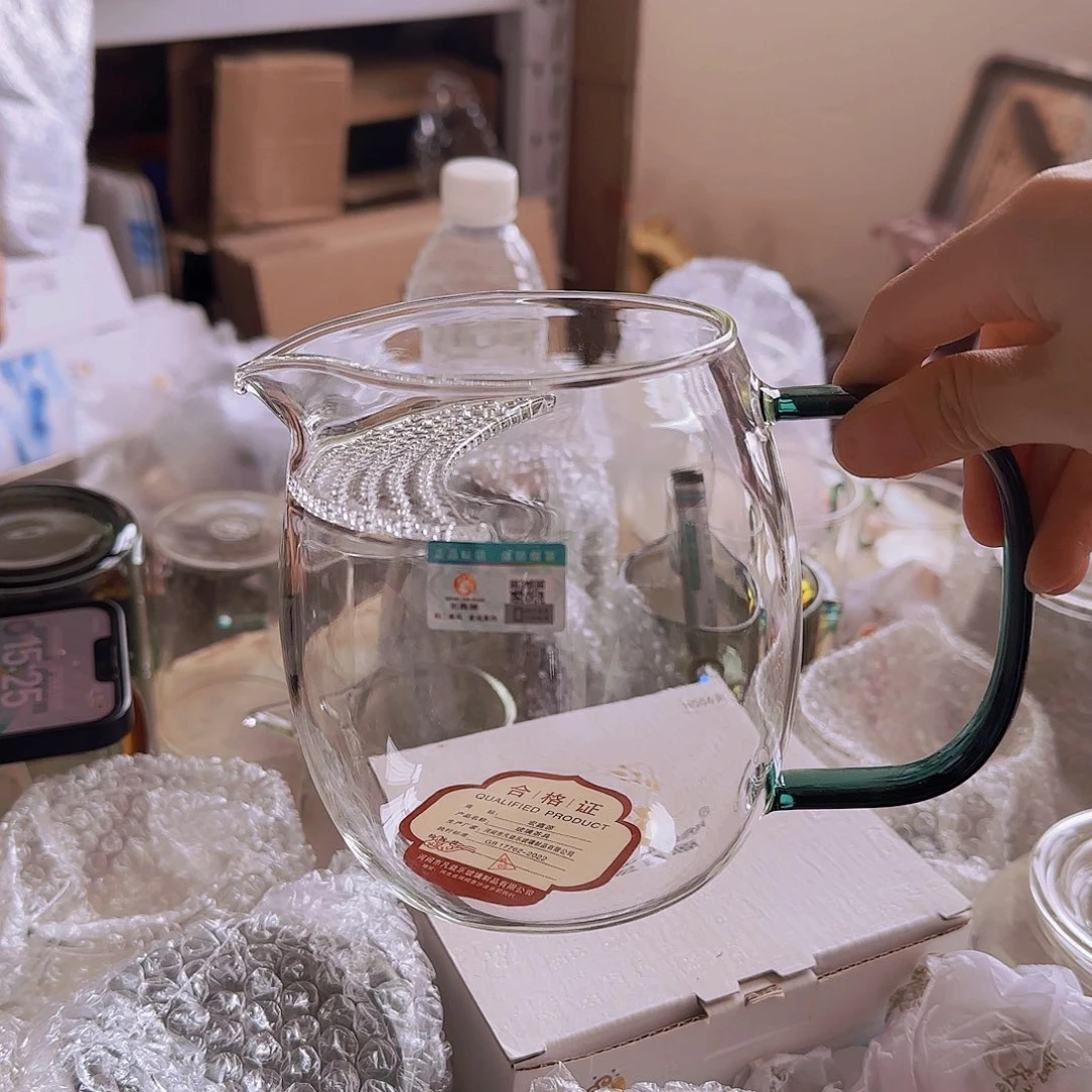 高硼硅玻璃茶水分离L82 湖绿