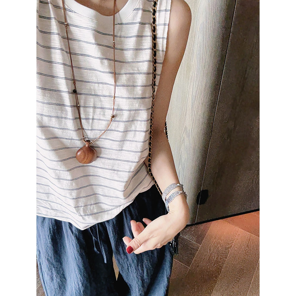 非金属木质项链 【MGDM】复古酒壶蜡线吊坠长款925银项链女2025新款