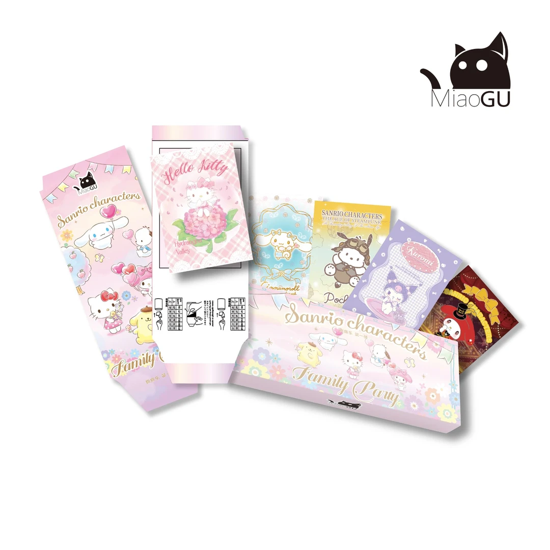 【77许愿】喵谷&三丽鸥家族派对撕撕乐 二创周边卡牌 默认代拆