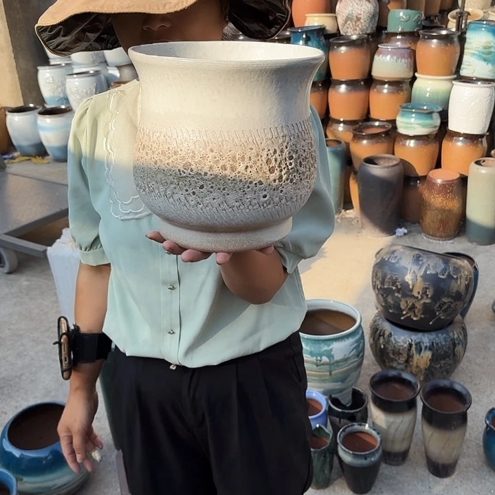 口21高20瑕疵一个盆子。