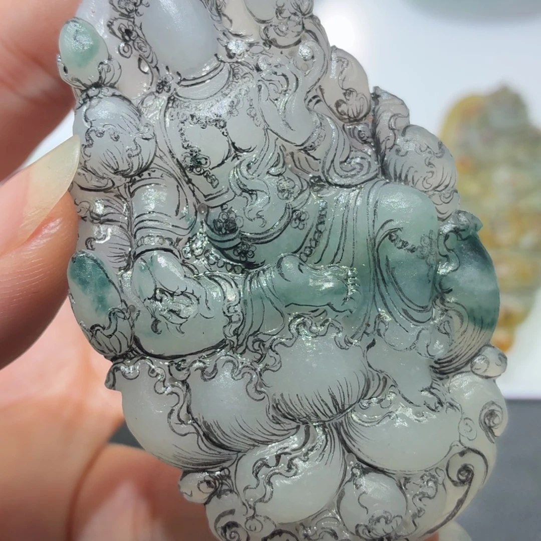 *****定制翡翠未镶嵌毛货