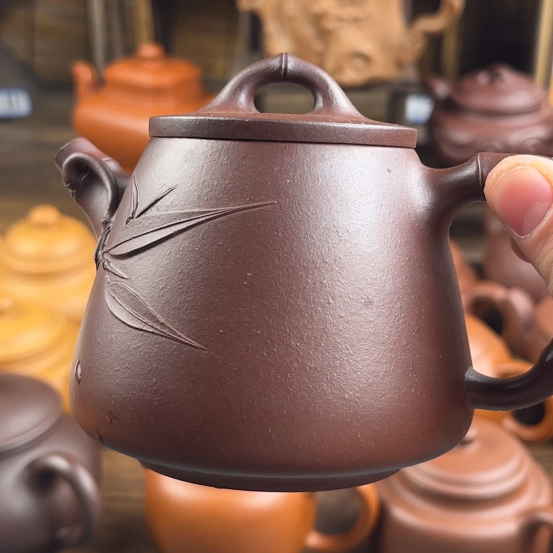 茶壶紫砂手工制作工艺精湛240cc