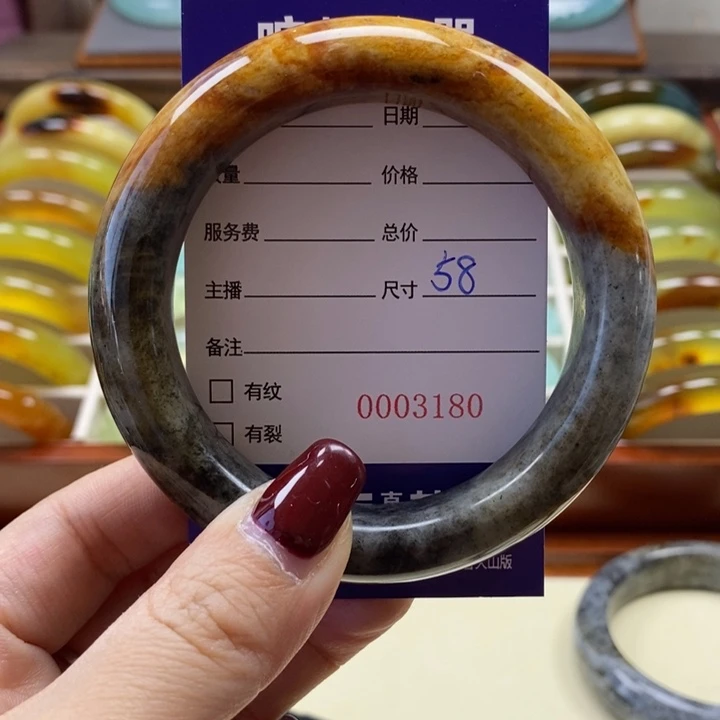 岫玉手镯未镶嵌手镯