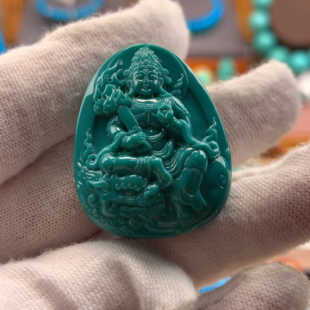 未镶嵌绿松石挂件