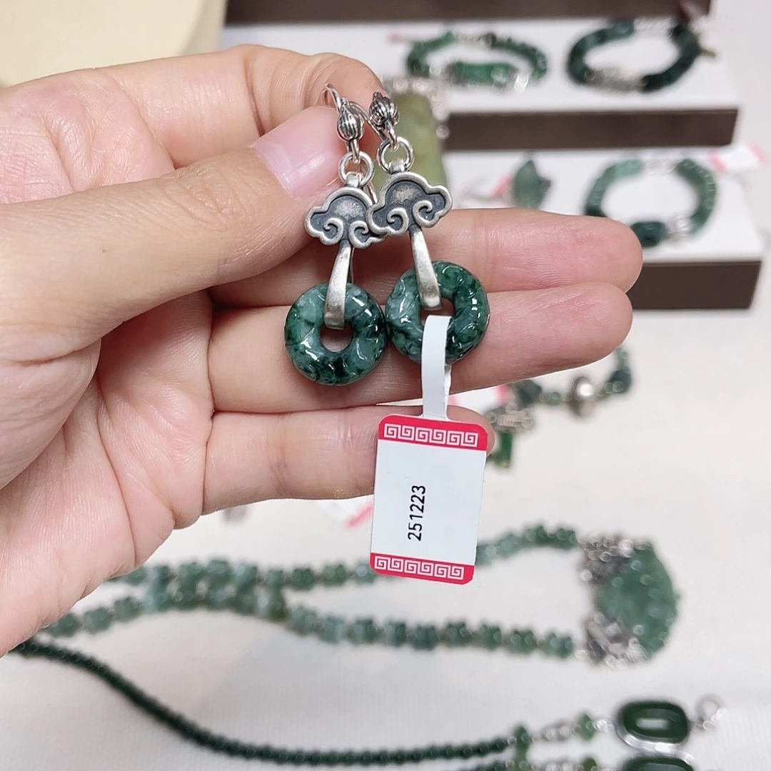 足银925银配饰耳环