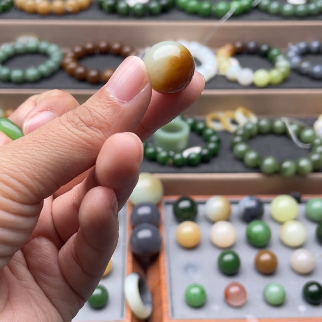 和田玉未镶嵌手链16