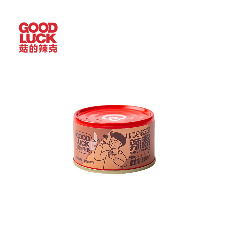 菇的辣克香菇牛肉辣酱百搭佐料辣椒酱80g/罐*10罐