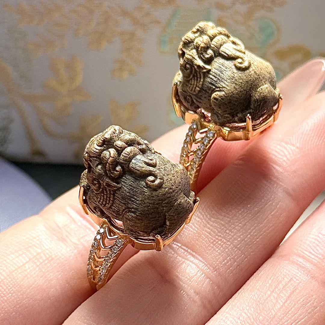 沉香【JLJ】沉香戒指（多样性发其一）-639