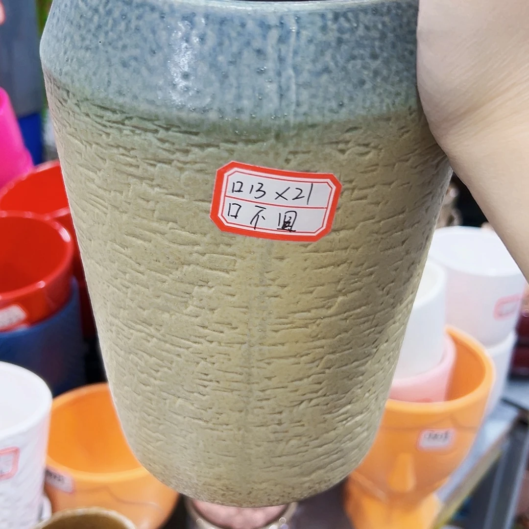 有孔外贸尾单陶瓷花盆凑单10米包邮