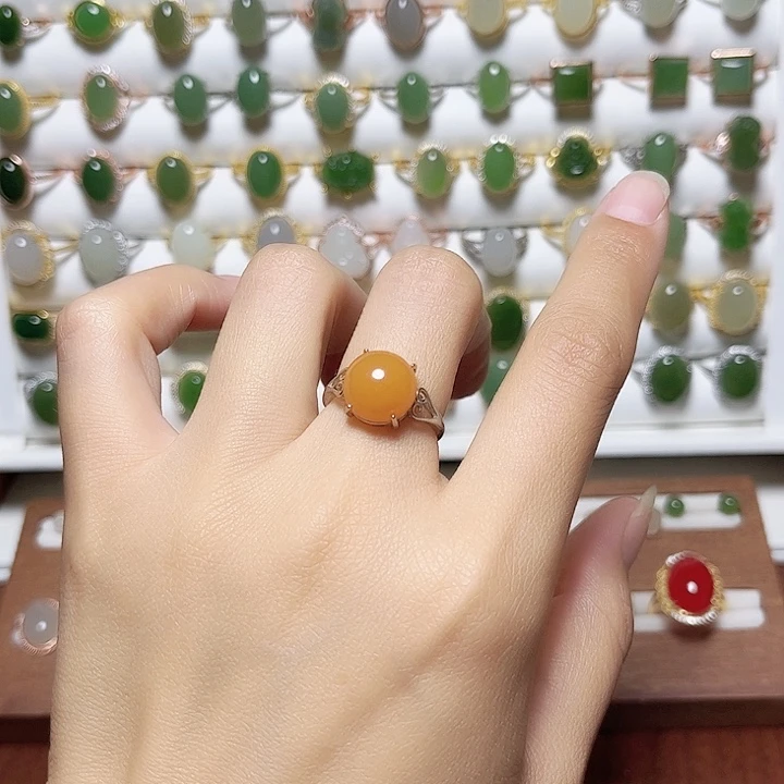 和田玉戒指未镶嵌