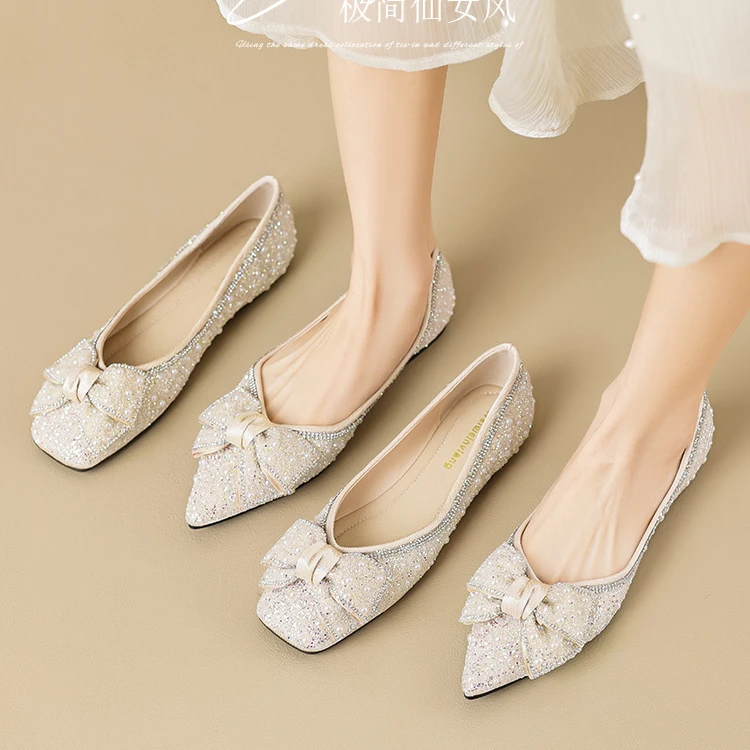 夏季小众单鞋夏天穿裙子专用鞋子女款爆款2025明星同款网红百搭