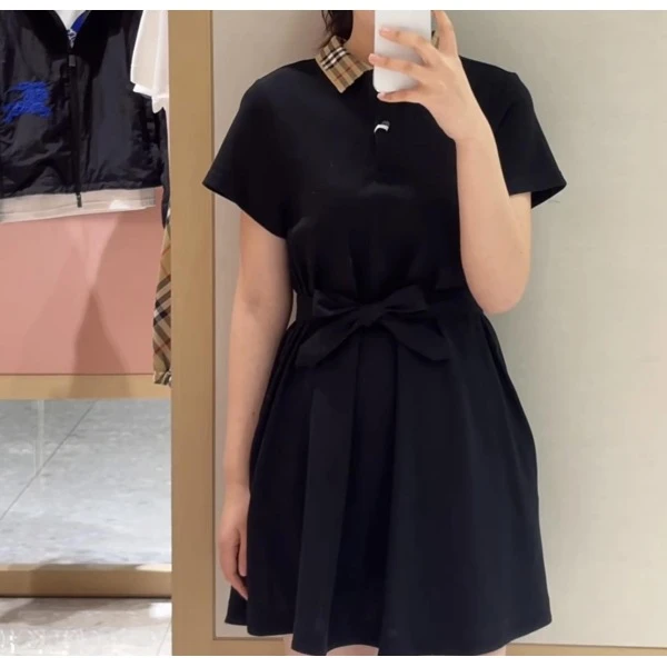 妃鱼/博柏利/棉/连衣裙/95新/凡0820