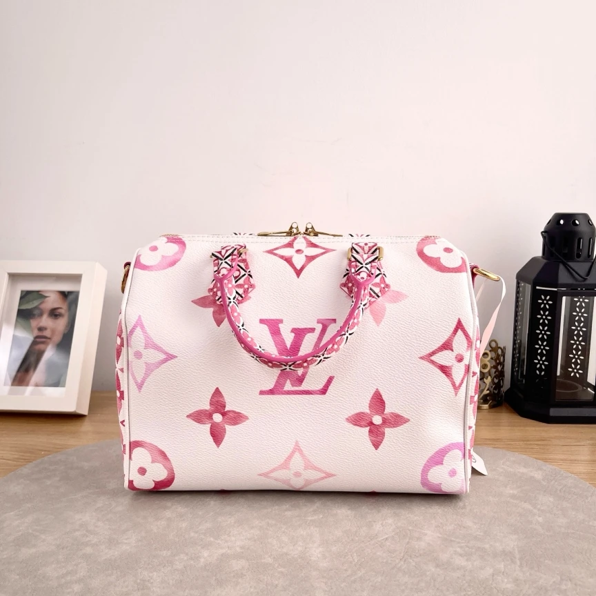 95新 LouisVuitton/路易威登 Speedy25七夕限定款/单肩包/7909