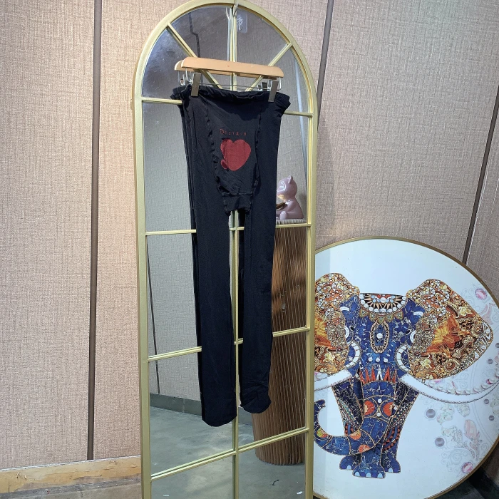 N017孕妇黑色两条装袜裤 90-150  两条装