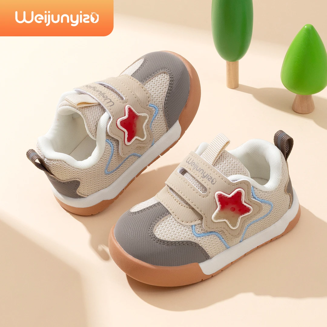 炜俊亿足学步鞋男宝宝鞋子春秋季婴幼儿鞋软底儿童鞋子女宝机能鞋