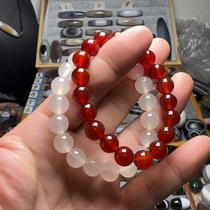 玛瑙/玉髓未镶嵌手串