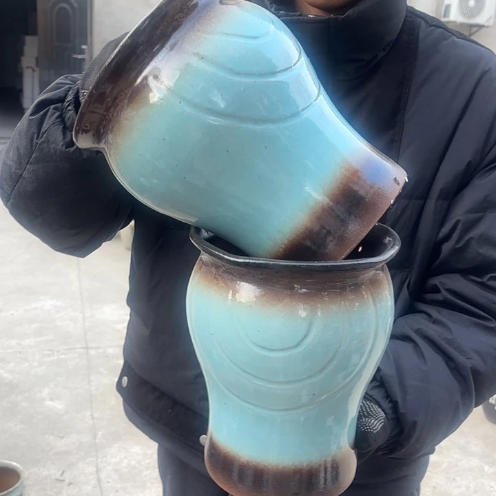 红陶蓝福利两个口径18高度20