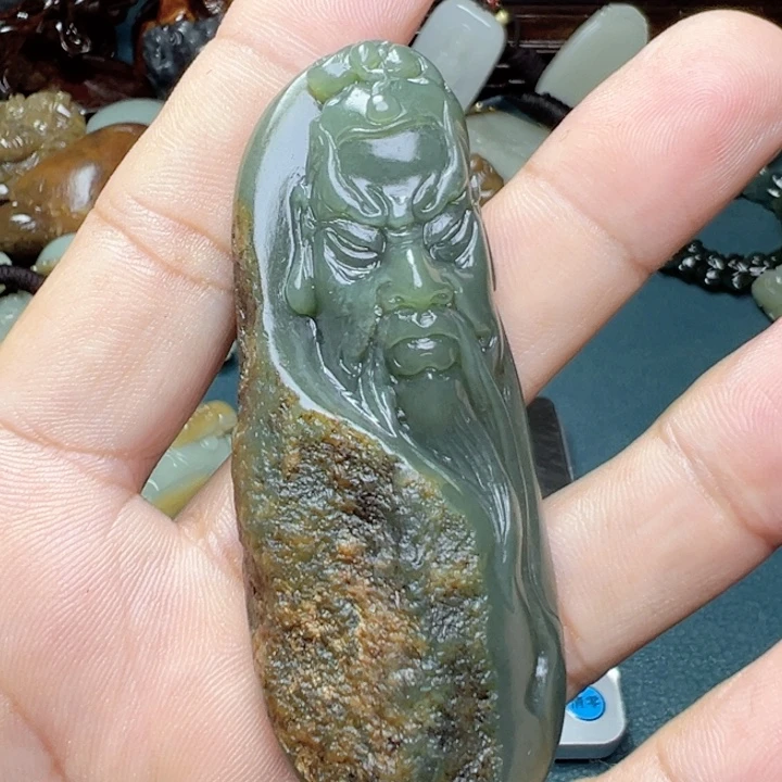 和田玉未镶嵌挂件